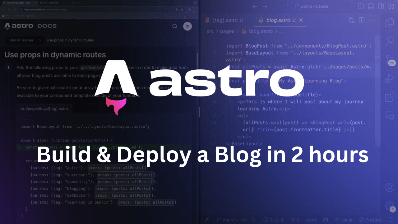 Workshop: Build & Deploy a blog with Astro